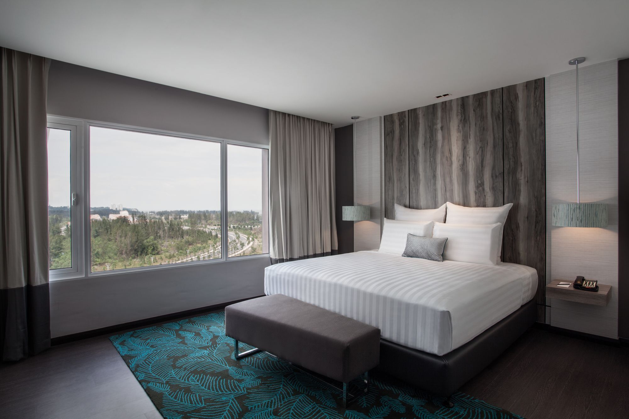 풀먼 미리 워터프런트 호텔 외부 사진 Executive Suite bedroom